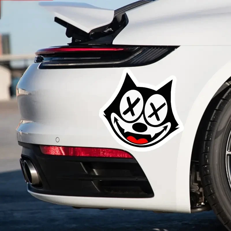 Evil Felix The Cat - Waterproof Vinyl Decal Sticker For Cars, Laptops, Windows & Bumpers