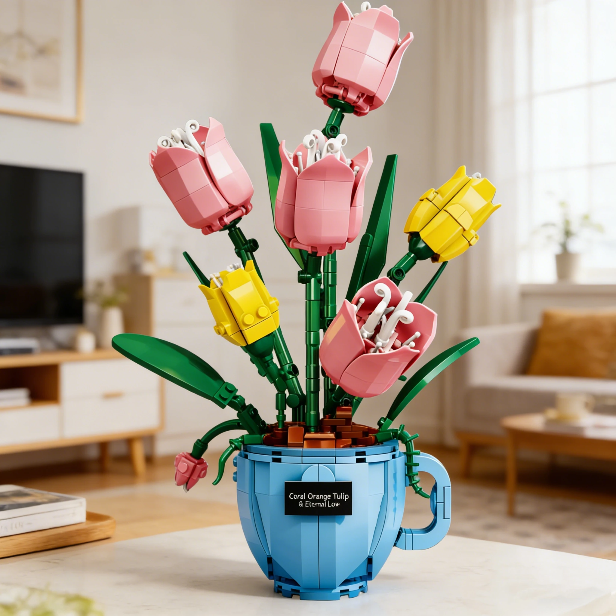 Set Blok Bangunan Cangkir Kopi - Home Decor Tulip ulasan dan harga