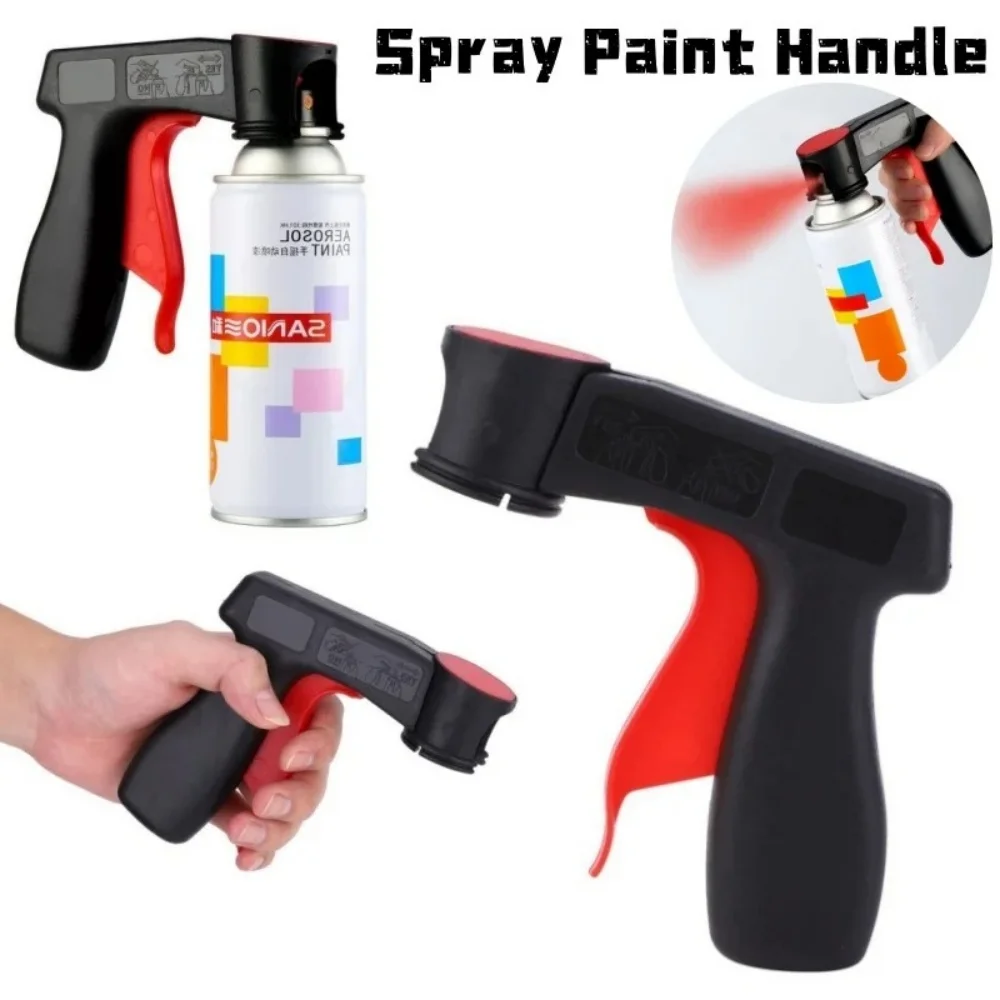 Plastic Portable Spray Paint Handle Reusable Spray Trigger Handle Paint Spray Gun for Changing Car/Wall Color Hand Spray Gun