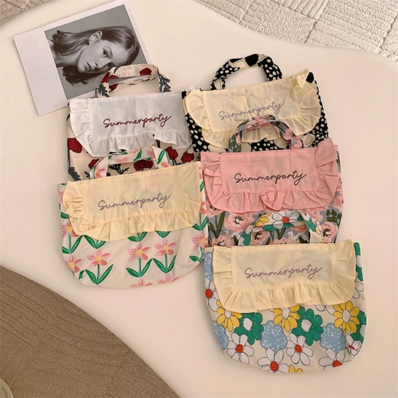 Túi đựng tã in hình hoạt hình Sweet Floral Baby Item Túi thời trang