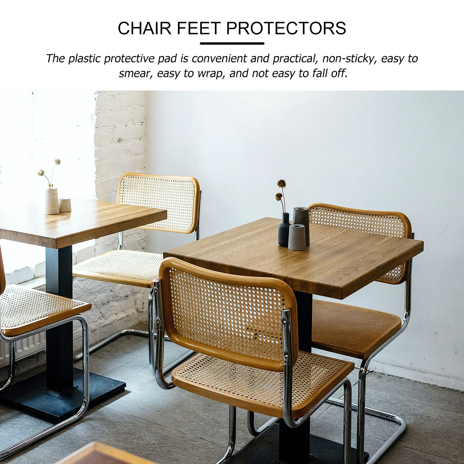 20 قطعة من أغطية أقدام الأثاث، تصميم بسيط وجديد، نوعية جيدة، آمنة ومتينة، سهلة المطابقة، مجموعة واسعة من التطبيقات للطاولة #2