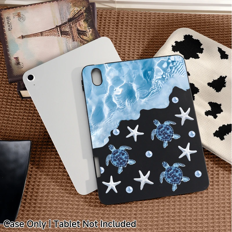 

For iPad5/6/7/8/9/10th Generation Cases Accessories For iPad Air2/3/4/5Pro11 Mini6/7 Soft Cover,With pen slot to prevent falling