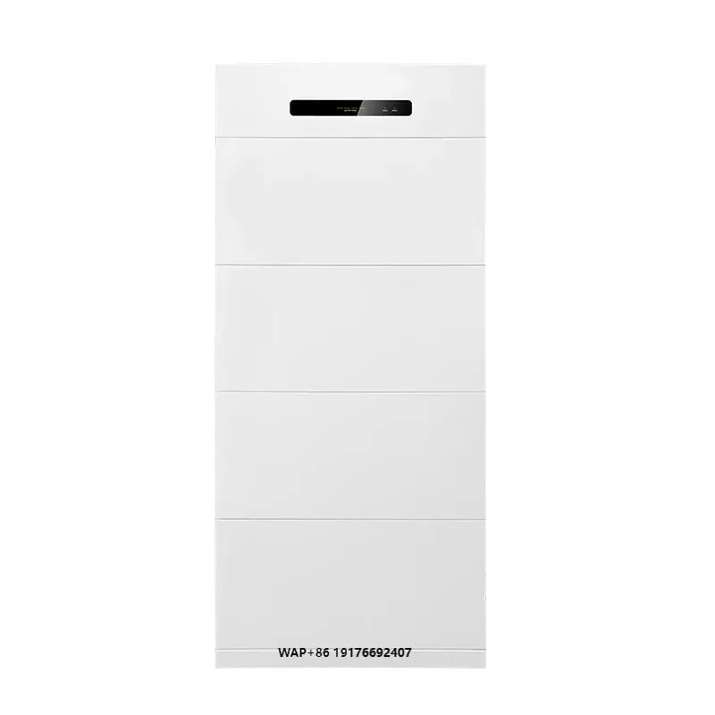 51.2V 100Ah 30kWh Lithium Battery IP65 Three Phase Stackable Hybrid Grid Solar Energy Storage System CAN Port BMS 300Ah Capacity