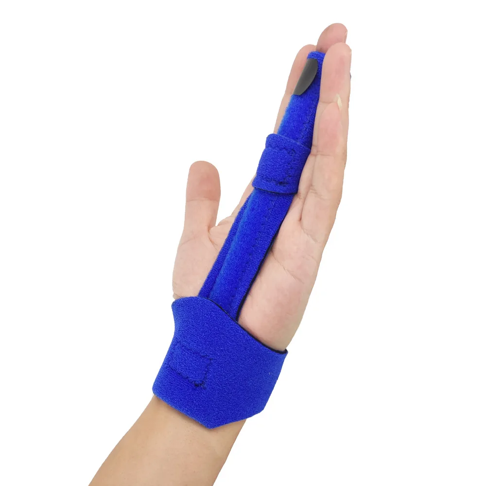 

Компрессионная шина для пальцев, регулируемая поддержка для выпрямления сломанных пальцев, травм, артрита, триггерного пальца