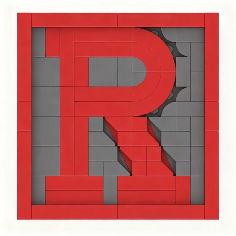 111pcs MOC Gear Houseware Rutgers University Coaster Model Building Blocks Architecture Toys Idea Education Christmas Gift Brick