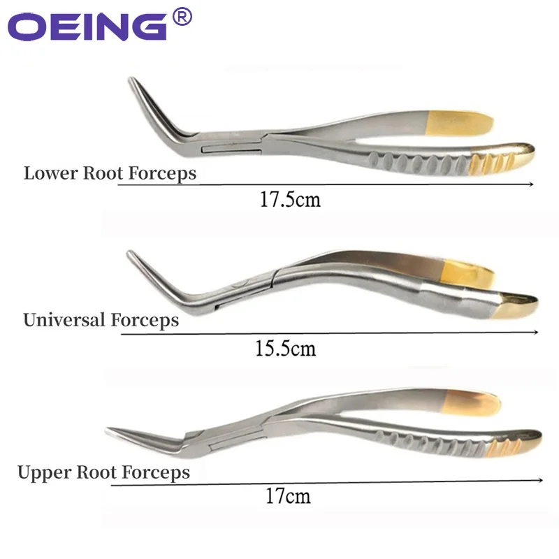 Dental Root Fragment Minimally Invasive Tooth Extraction Forcep Tooth Pliers Dental Instrument Curved Maxillary Mandibular Teeth