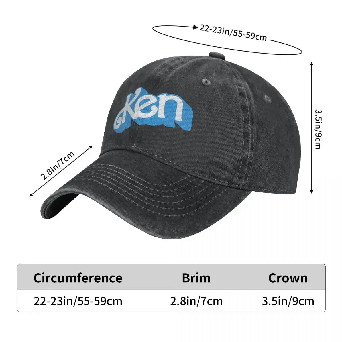 ken logo Cowboy Hat Cosplay New In Hat Men's Caps Women's