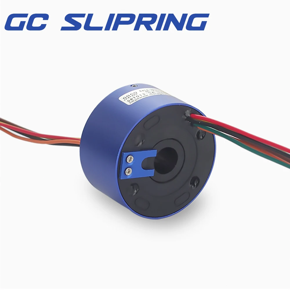 slip rings Through hole slip ring 12.7mm6 circuit 10A electric slip ring electric ring collector ring  conductive ring electric