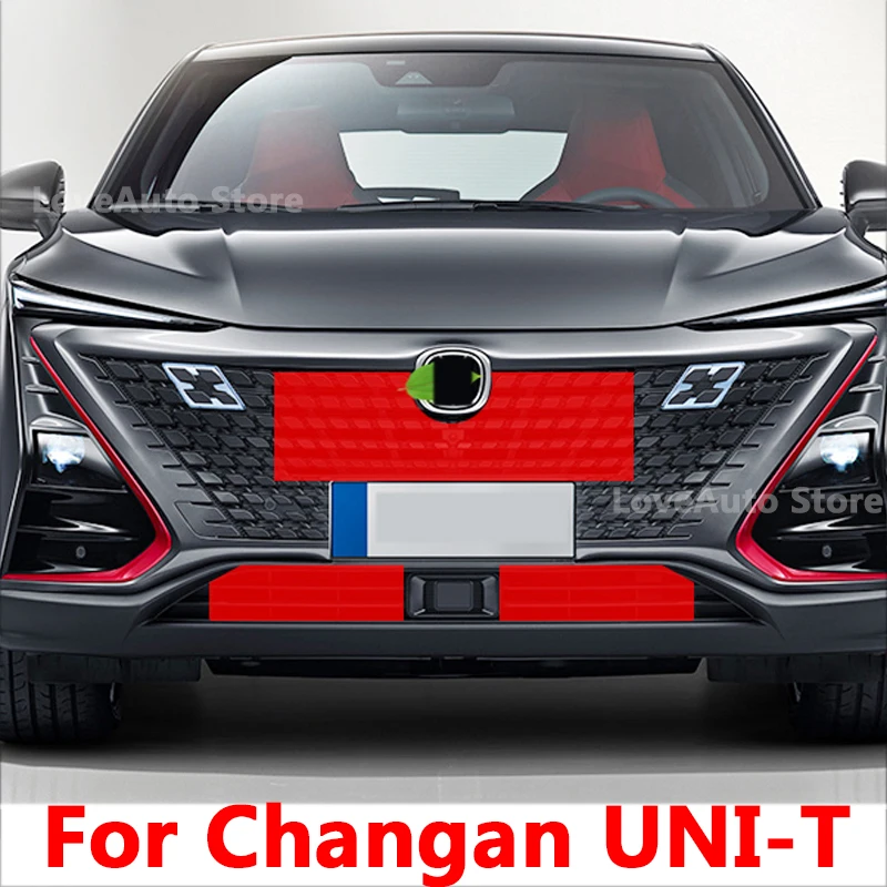 

For Changan Unit UNI-T 2021 2022 Car Front Insect Screening Mesh Golden Steel Front Grille Insert Net Golden Steel Accessories