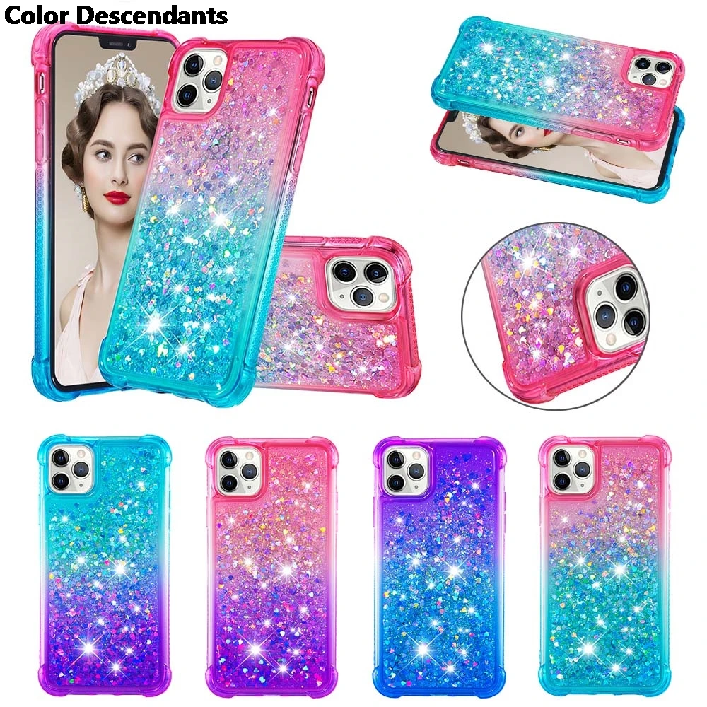 Z Flip 5 Case For Samsung Galaxy Z Flip5 Phone Cover Protect Funda For Samsung Galaxy Zflip5 Fashio Sequined Quicksand Case Capa