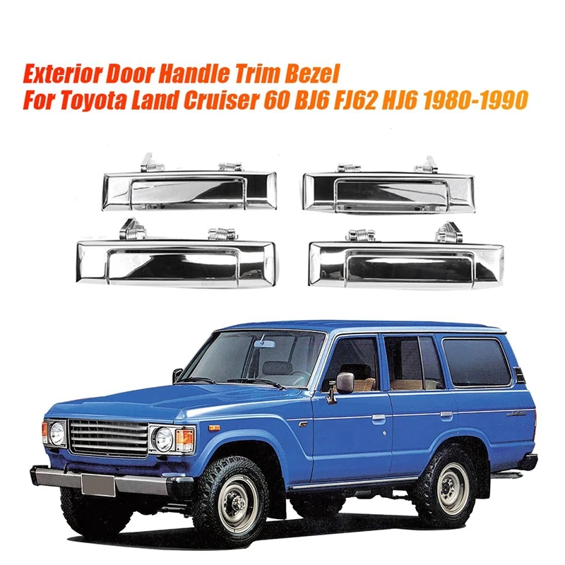 

4 шт./комплект, наружная дверная ручка для Toyota Land Cruiser 60 1980-1990 69220-90A00 6923090A00 6924090A00