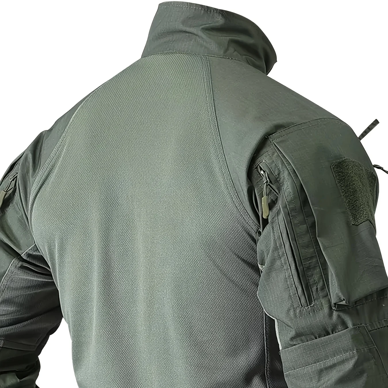 Combat Shirt Quick Dry Men's Tactical T-Shirts Sports Long-Sleeve Tops Hiking Training Hunting Shirts Multi-Pocket Workwear