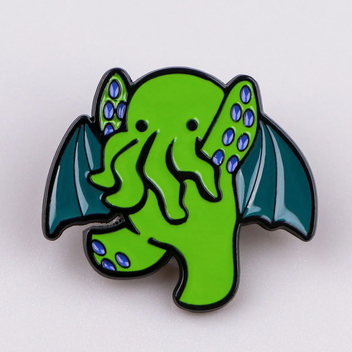 Green Monster Cthulhu Enamel Pins Brooches For Children Clothing Backpack Iron Lapel Badges Fashion Jewelry Accessories Gifts