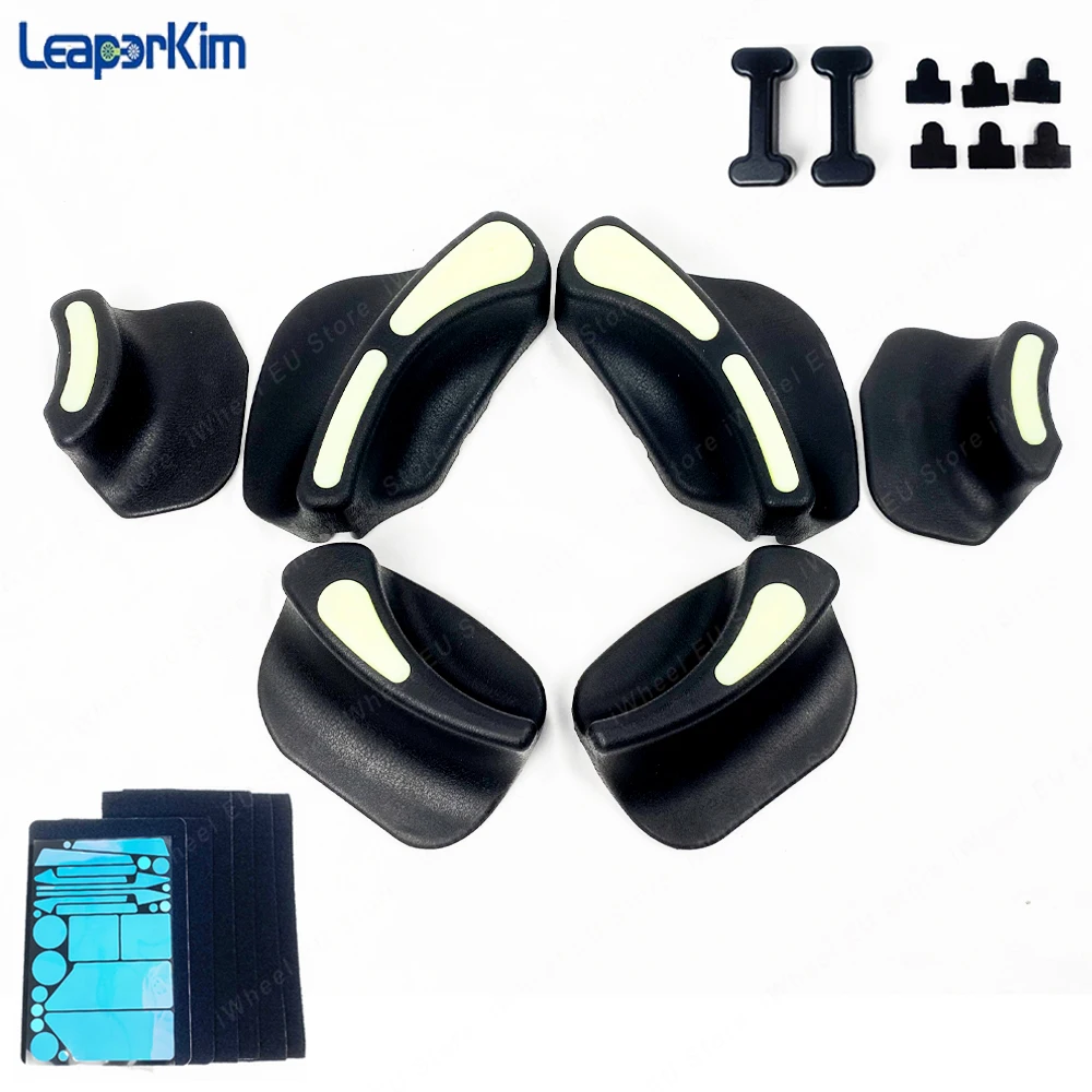 

Официальные накладки LeaperKim Lynx Power Pads черно-оранжевые, накладки LeaperKim Patton для ног, для LeaperKim Lynx Patton EUC