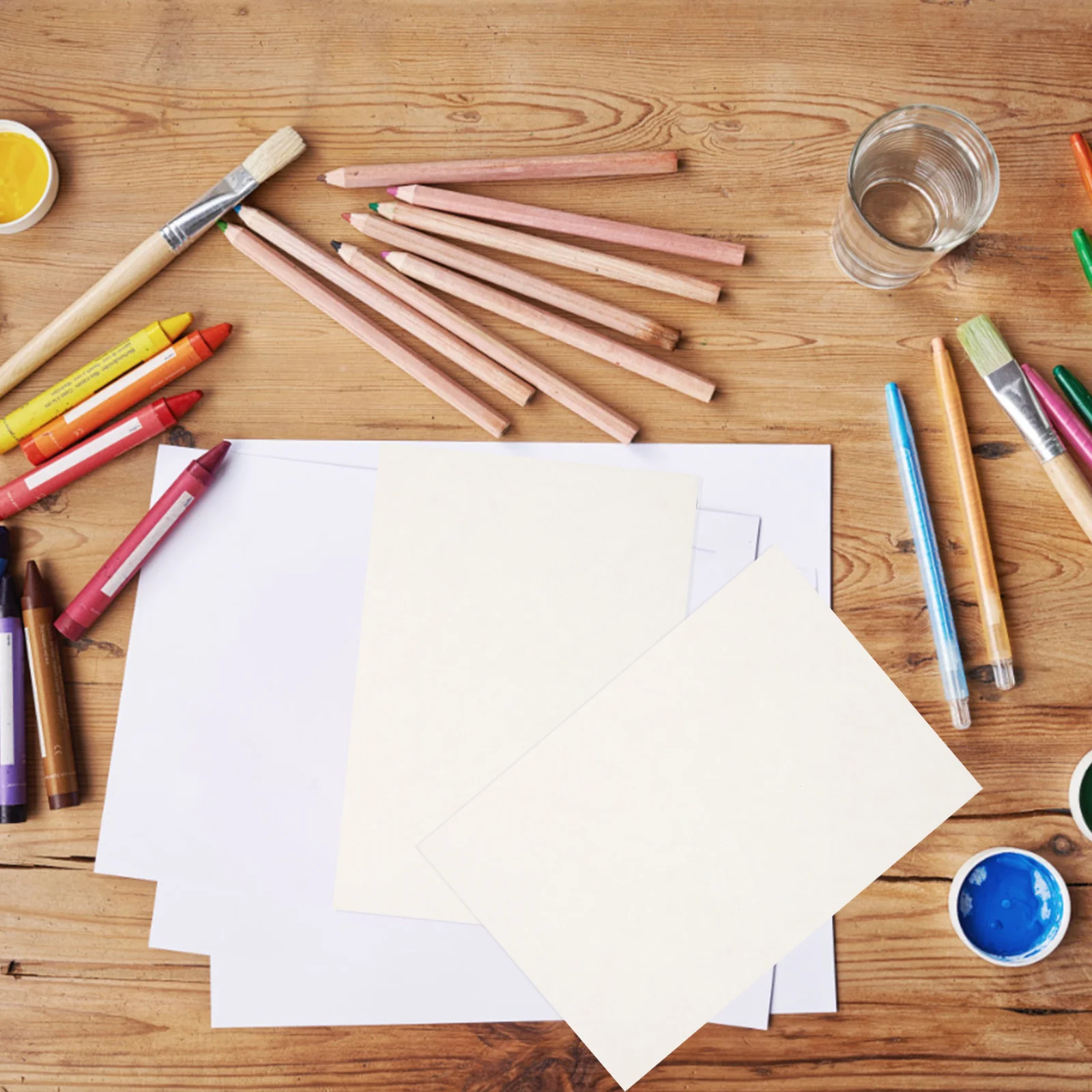 

50Pcs Thick Xuan Paper Double-Layer Chinese Calligraphy Sheets for Brush Painting Drawing Writing Practice Calligraphy Paper