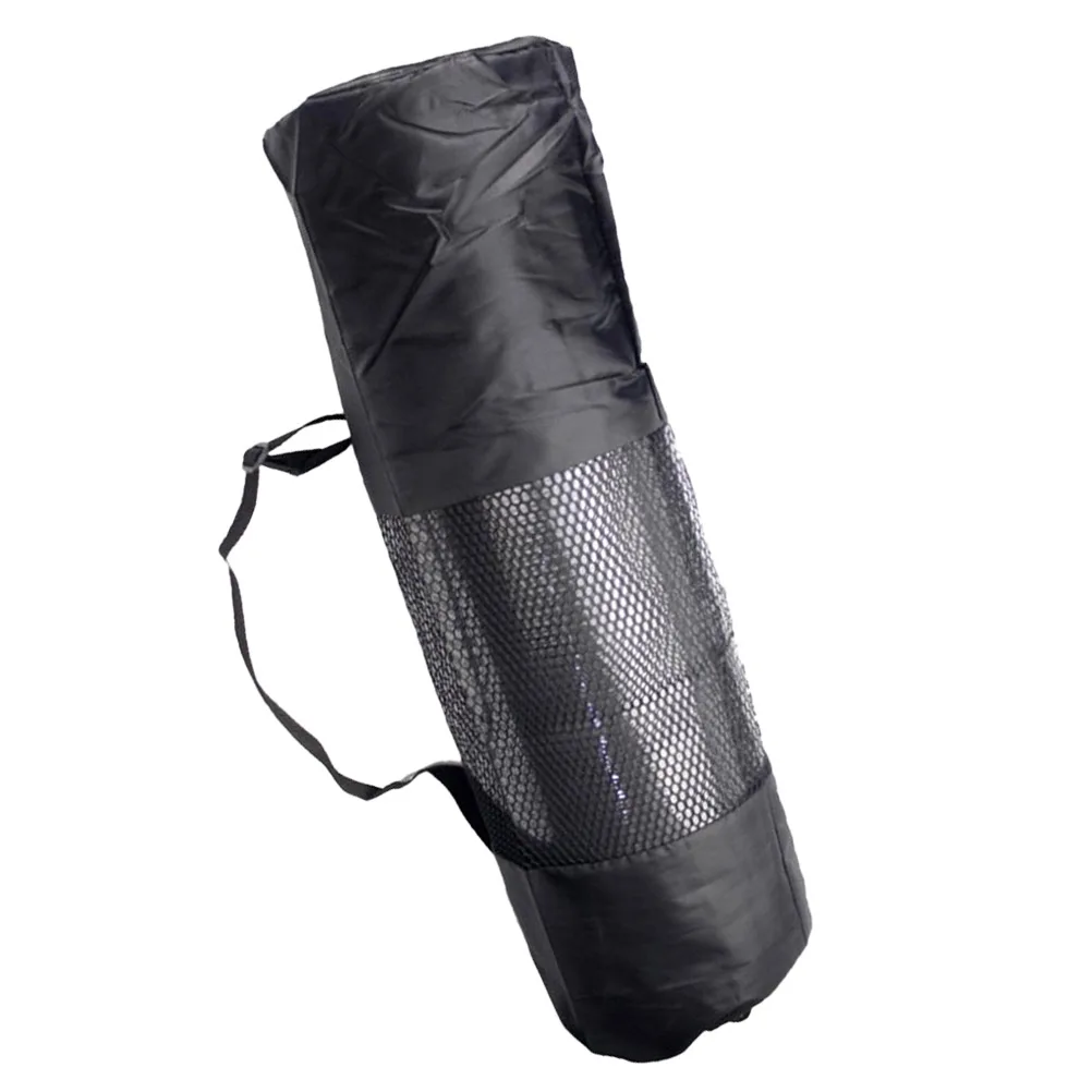 

4pcs Yoga Mat Storage Drawstring Mesh Pouch Oxford Fabric Large Capacity Sling Bag Adjustable Strap For 0.6Cm Mats Lightweight