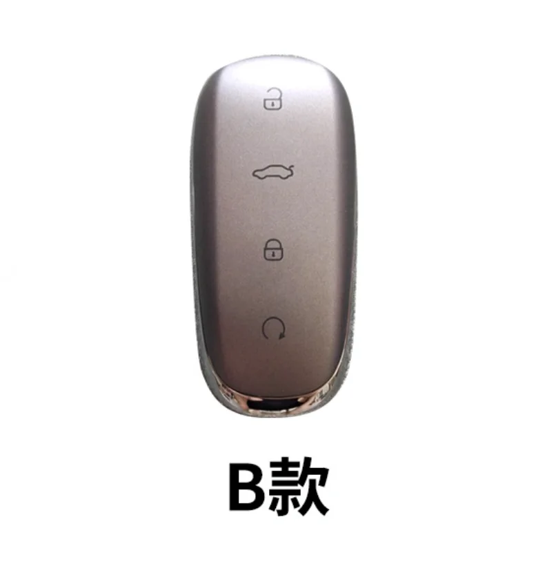 Car Zinc Alloy Leather Remote Fob Key Case Cover Holder Chain For Chery OMODA 5 2023 Car Interior Accessories Key Wallet Buckle