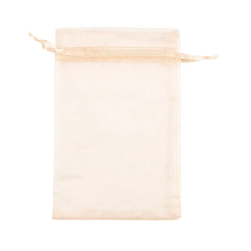 9X12cm 100pcs Colorful organza bags gauze bags gift bags small pouches candy jewelry packaging wedding gift bolsa fabric bolsa image 3