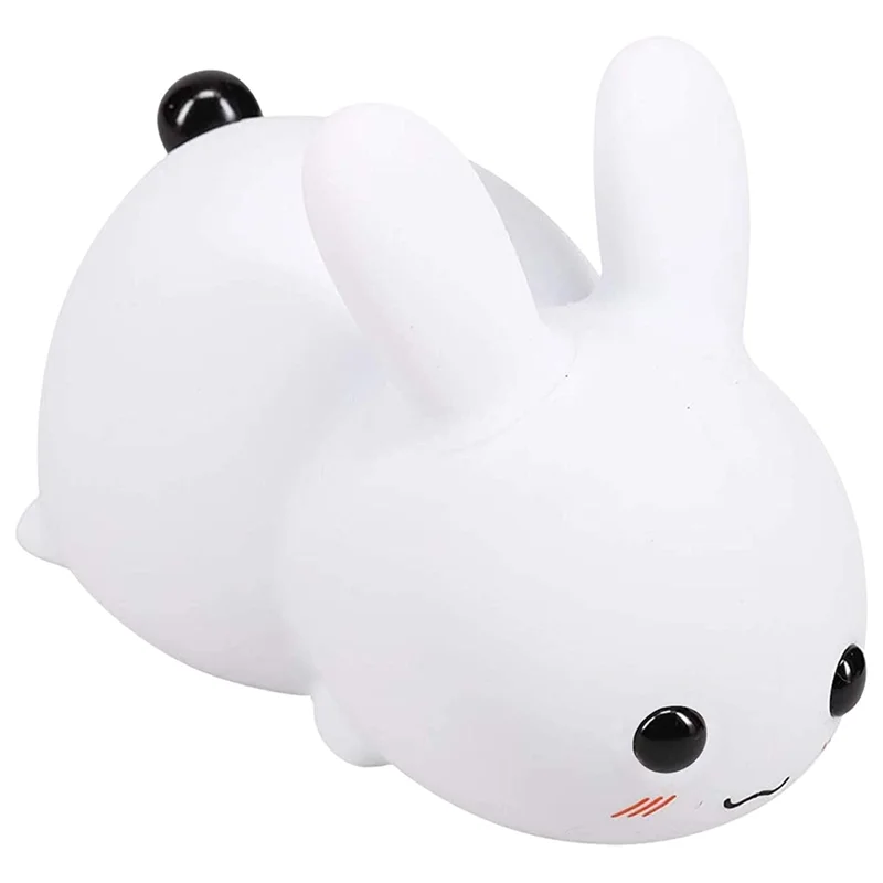 ABJO-Cute Kids Night Light Forkids, 7-цветная силиконовая лампа с USB-аккумулятором, 7-цветная силиконовая лампа с USB-аккумулятором, идеальный подарок