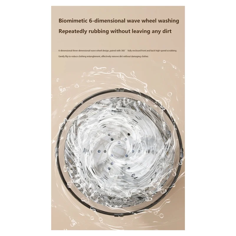 

A52Q-бытовая мини-стиральная машина, автоматический очиститель щетки, портативная маленькая стиральная машина для носков, нижнего белья, трусиков, стиральная машина