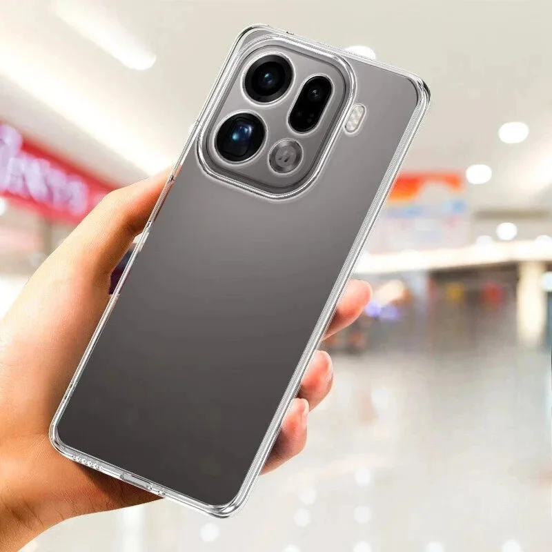 حافظة لهاتف OPPO Find X9 FindX9 X 9 FindX9Pro X9Pro Pro حافظة شفافة من البولي يوريثان الحراري غطاء ناعم من السيليكون السائل الواضح Carcase Coques