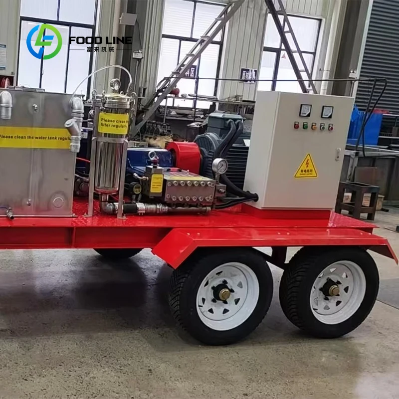 Customized Compact Hydro Jet Cleaning Device High Pressure Impact Pipeline Blockage Sanitation Field Operation