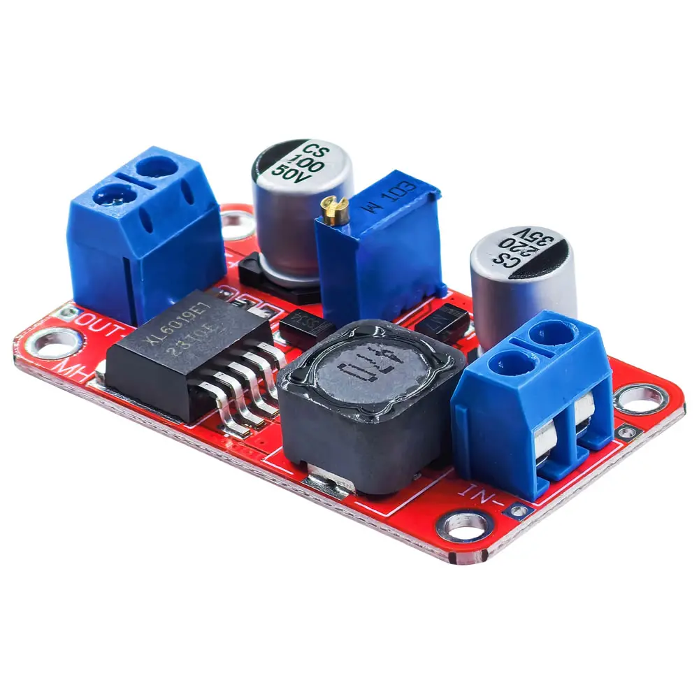 DC-DC Power Supply Boost Module XL6019 5A Step-up Voltage Converter Regulator 3.3-35V to 5V 6V 9V 12V 24V Adjustable Output