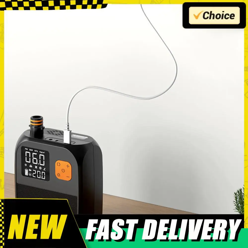 

SUP Boat Accessories 20PSI High Pressure Portable Air Compressor Inflation Paddle Board Pump for Surfing Kite Mattress Tent