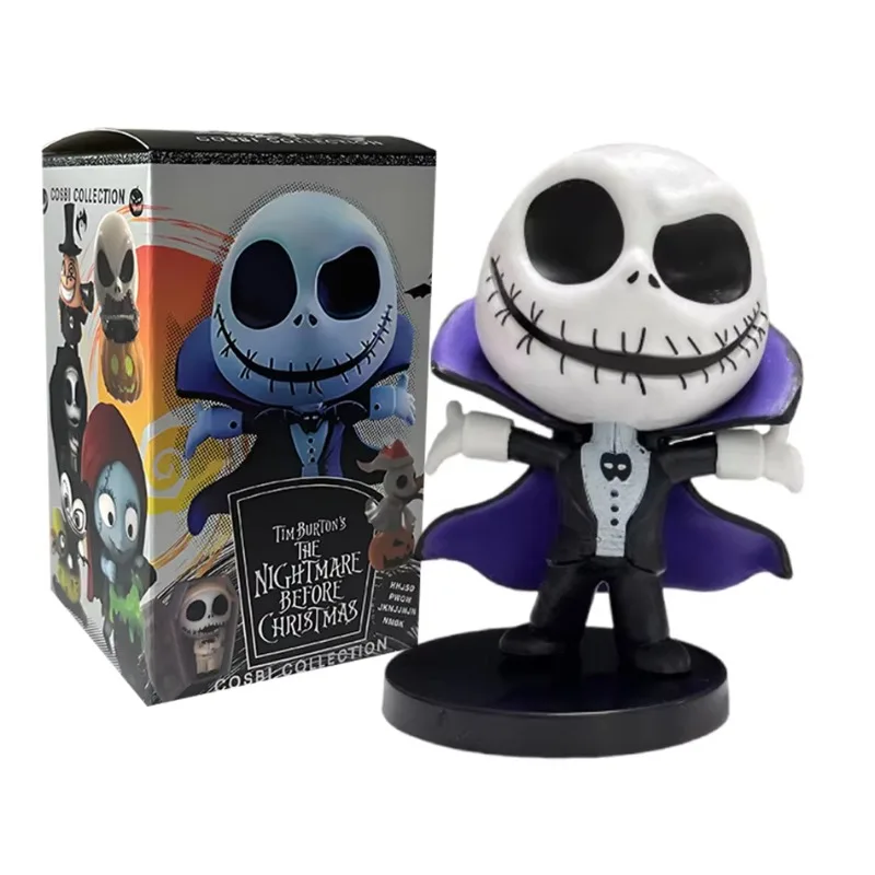 Caixa cega clássica de véspera de natal cicatriz cosbi coleção artesanal jack crânio sally decoração do quarto feriado surpresa presente caixa mistério