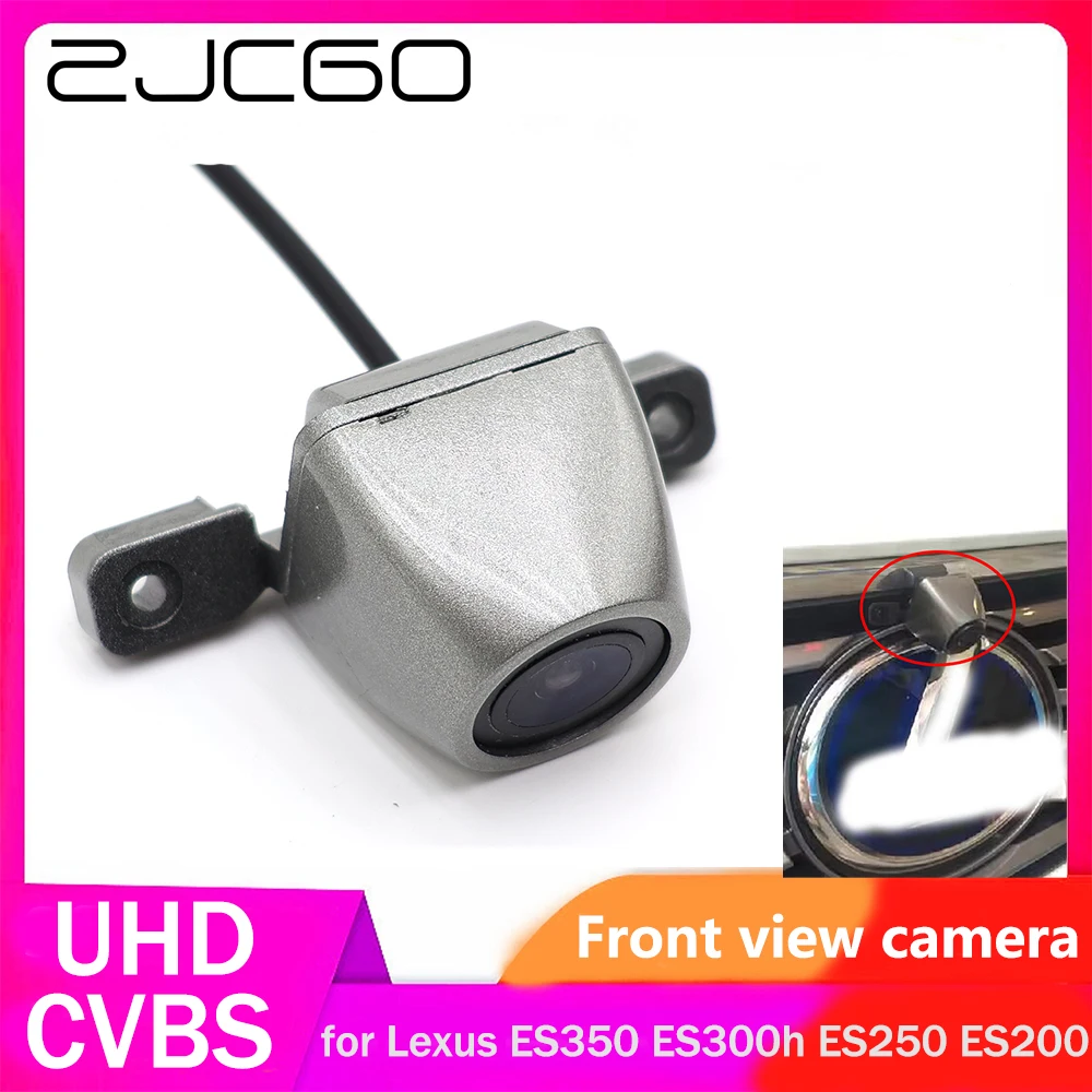 

ZJCGO CVBS RCA 170° Car LOGO Parking Front View Camera for Lexus ES ES350 ES300h ES250 ES200 2013~2018