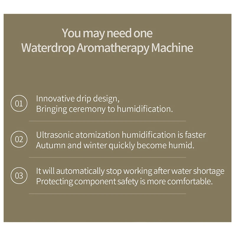 Hot Raindrop Aromatherapy Air Humidifier Diffuser For Office Home Desktop Electric Essential Oil Aroma Diffuser US Plug