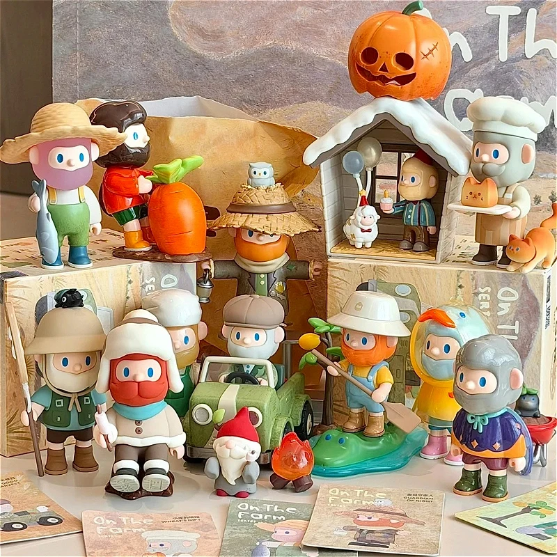 

Серия FARMER BOB On The Farm: Коллекционные фигурки-сюрпризы, милые настольные украшения, аниме-модели, декоративные игрушки, изысканный подарок