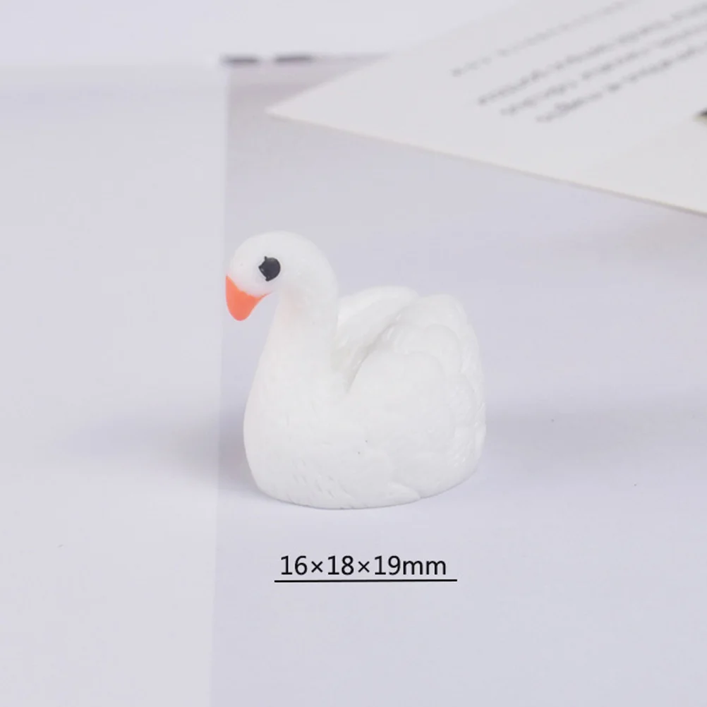 โมเดลสัตว์เรซิ่นตกแต่งสวนจิ๋ว 20 ชิ้น สำหรับตกแต่งบ้าน สวน งาน DIY อุปกรณ์ตกแต่งเคสมือถือ รูปกระต่าย หงส์ แกะ วัว