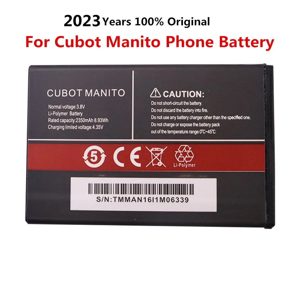 

2023 Years 100% New Original Battery For CUBOT Manito 2350mAh Cell Phone Battery In Stock + Tracking Number