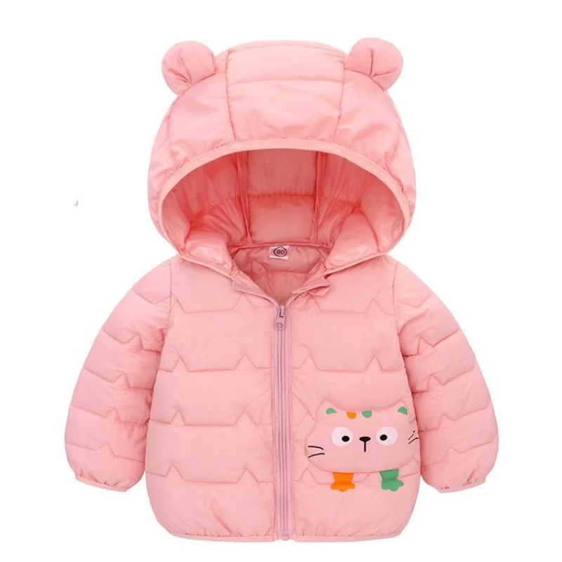 18M-5T autumn winter child kids boys girls outwear hooded Cotton padded coat down parkas