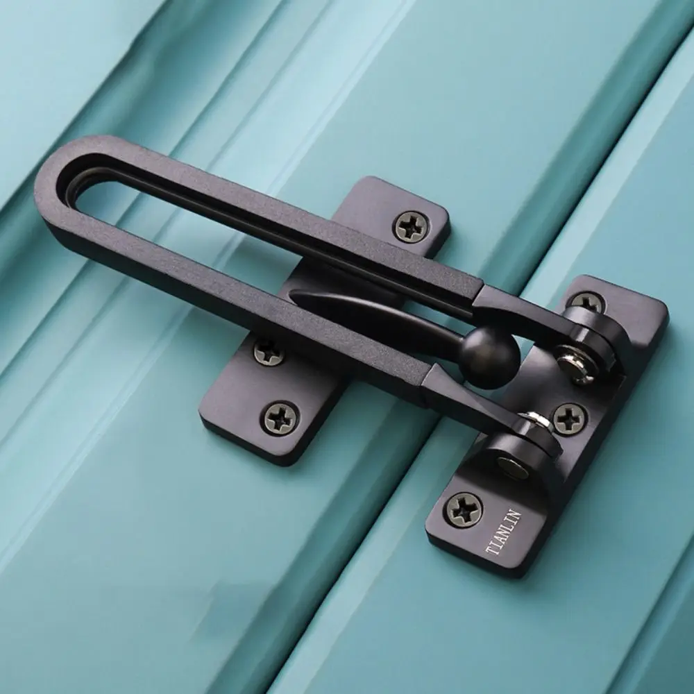 

Insurance Zinc Alloy Sliding Door Catch Solid Bolt Mute Door Bolt Anti-rust Security Door Buckle Room Door