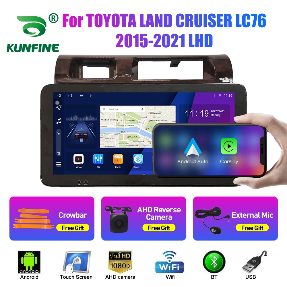 

Car Radio For TOYOTA LAND CRUISER LC76 2015-2021 LHD Octa Core Android Car DVD GPS Navigation Car Stereo Carplay Android Auto