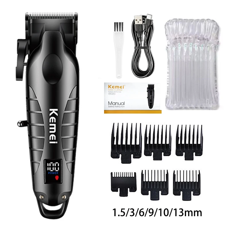 Kemei tondeuse set voor mannen, elektrisch scheerapparaat, tondeuse, professionele snijmachine, KM-2290, KM-2293, KM-1102