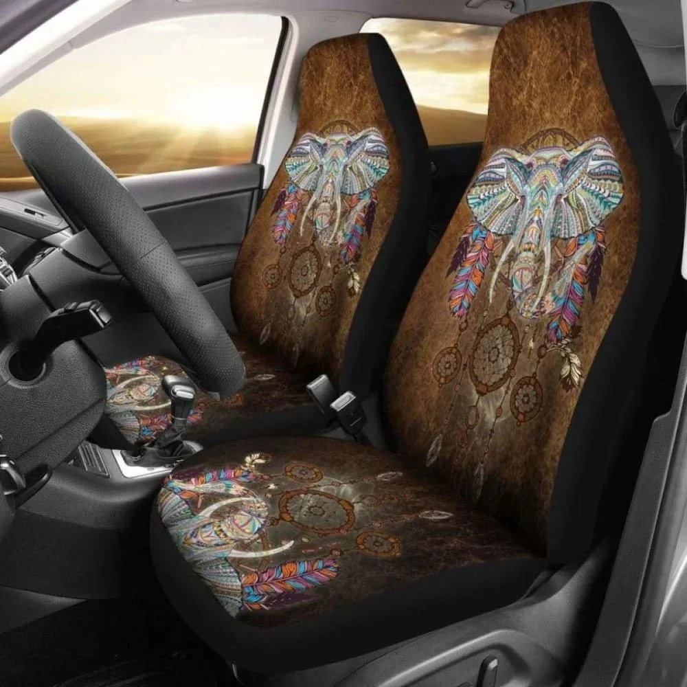 

ElephantDC Zen Car Seat Covers 202820,Pack of 2 Universal Front Seat Protective Cover