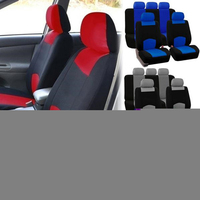 2Pcs Universal Car Seat Covers Durable Breathable Cloth Sponge Filled Front Seat Airbags Compatible Easy Install Remove Wash