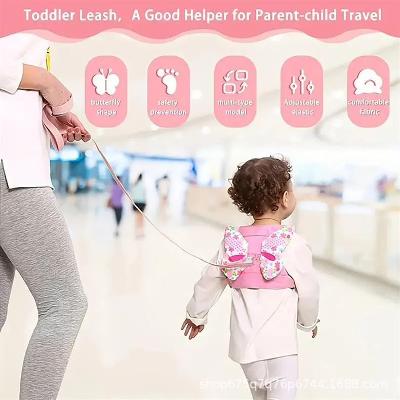 Child Anti-Lost Leash, Toddler Harness, Thickened Wristband, 360° Swivel Clasp, Escape-Proof, Travel Safety Gear for Outings