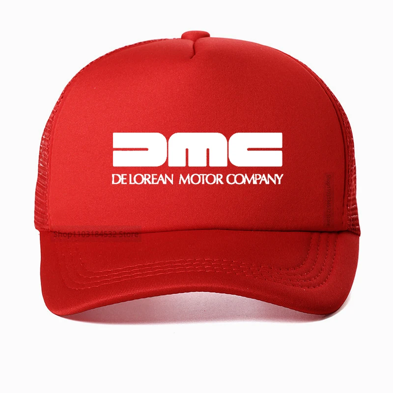 Back to the Future Baseball Cap Prop Bigbang G-Dragon hip-hop hat Fashion Brand Delorean Motor Company caps Mesh Trucker hats