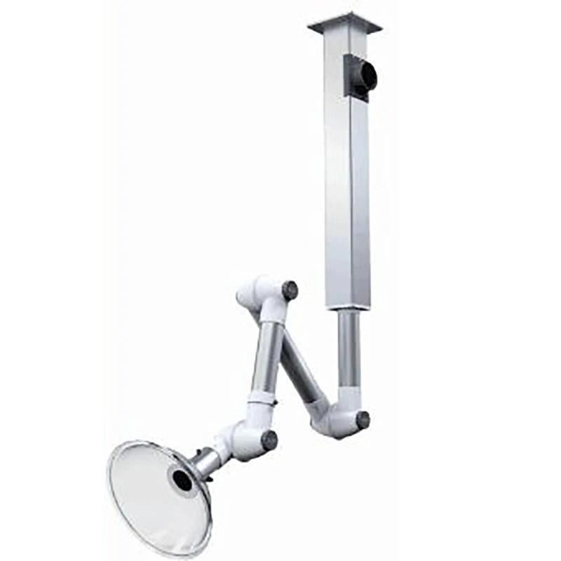 

Aluminum alloy universal suction hood, laboratory exhaust hood, suction exhaust hood, wall-mounted universal arm exhaust system