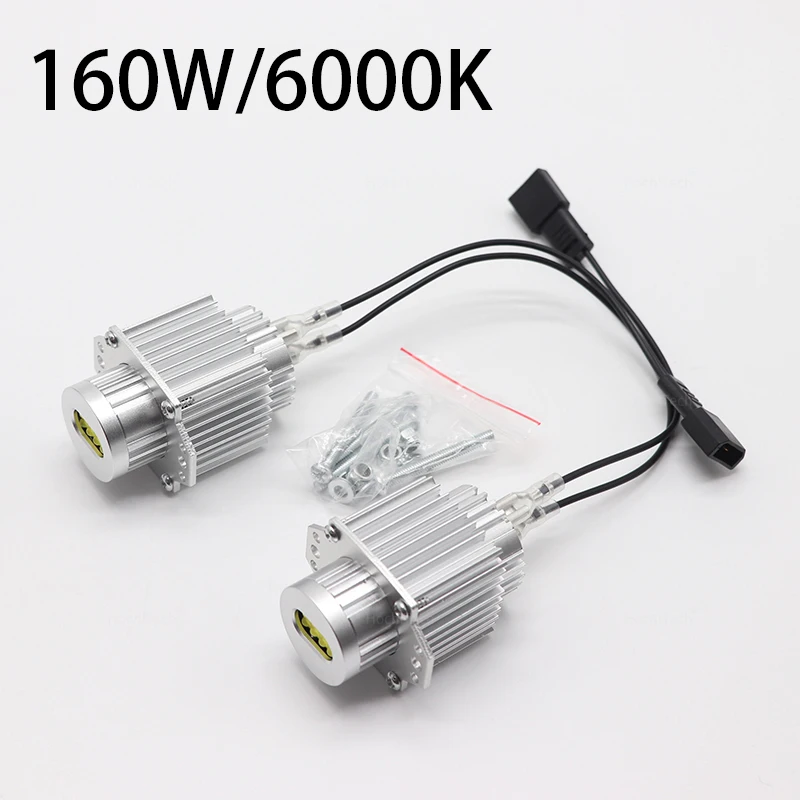 

160W Super Bright LED Marker Angel Eyes 6000L White Color for BMW E90 E91 3 Series 325i 325xi 328i 328xi 330i 335i 335xi Pre-LCI