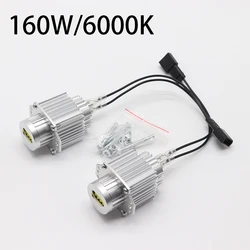 160W Super Bright LED Marker Angel Eyes 6000L White Color for BMW E90 E91 3 Series 325i 325xi 328i 328xi 330i 335i 335xi Pre-LCI