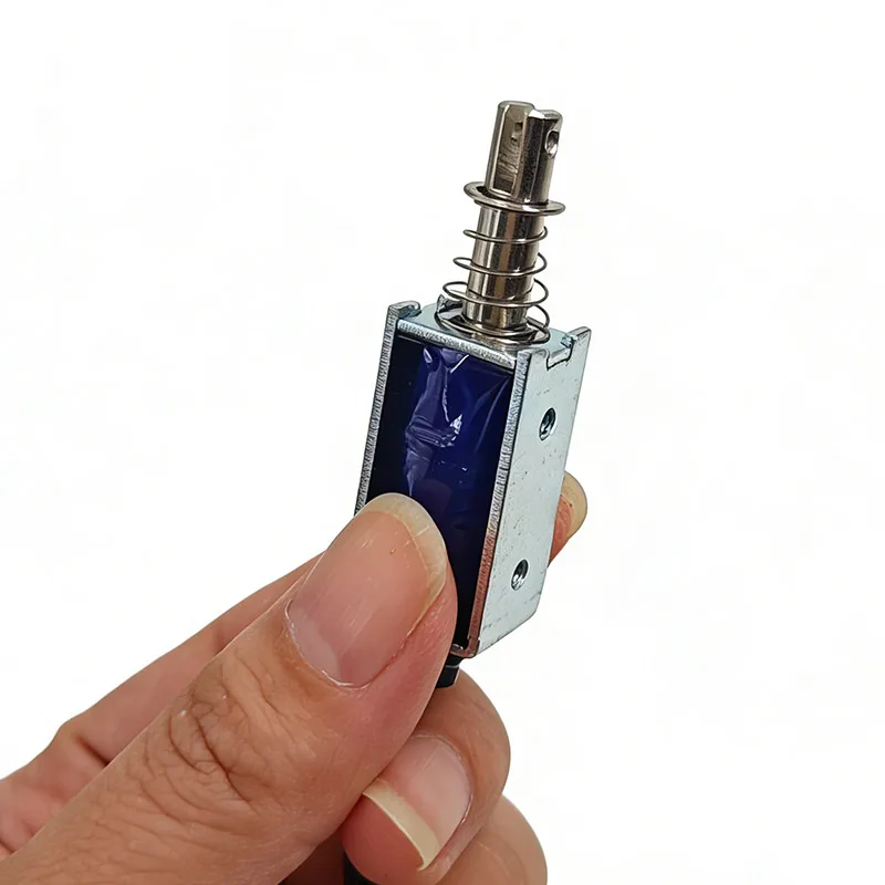 4Pcs TAU-0530 Open Frame Solenoid 700g Force Electromagnet DC 6V/12V/24V 10mm Stroke Push Pull TAU-0530T TAU-0530B