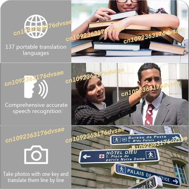 

Портативный перевод высшего качества 2025 года, 137, двухсторонний мгновенный переводчик речи, устройство, точный автономный голосовой переводчик