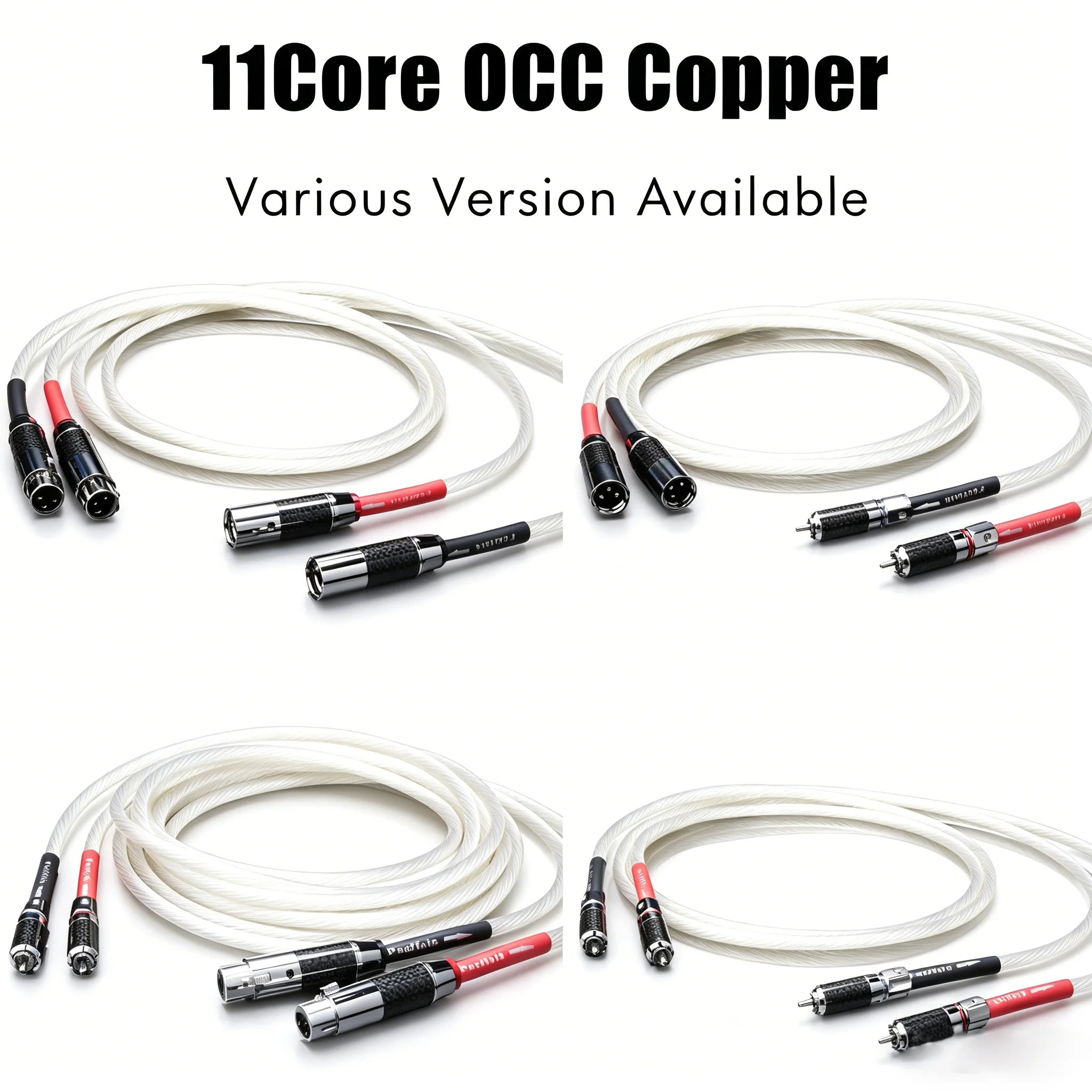 Pair RCA cable occ sterling silver rca Hifi 2XLR Female to Male Cable for CD Player Power Amplifier Mixing Console