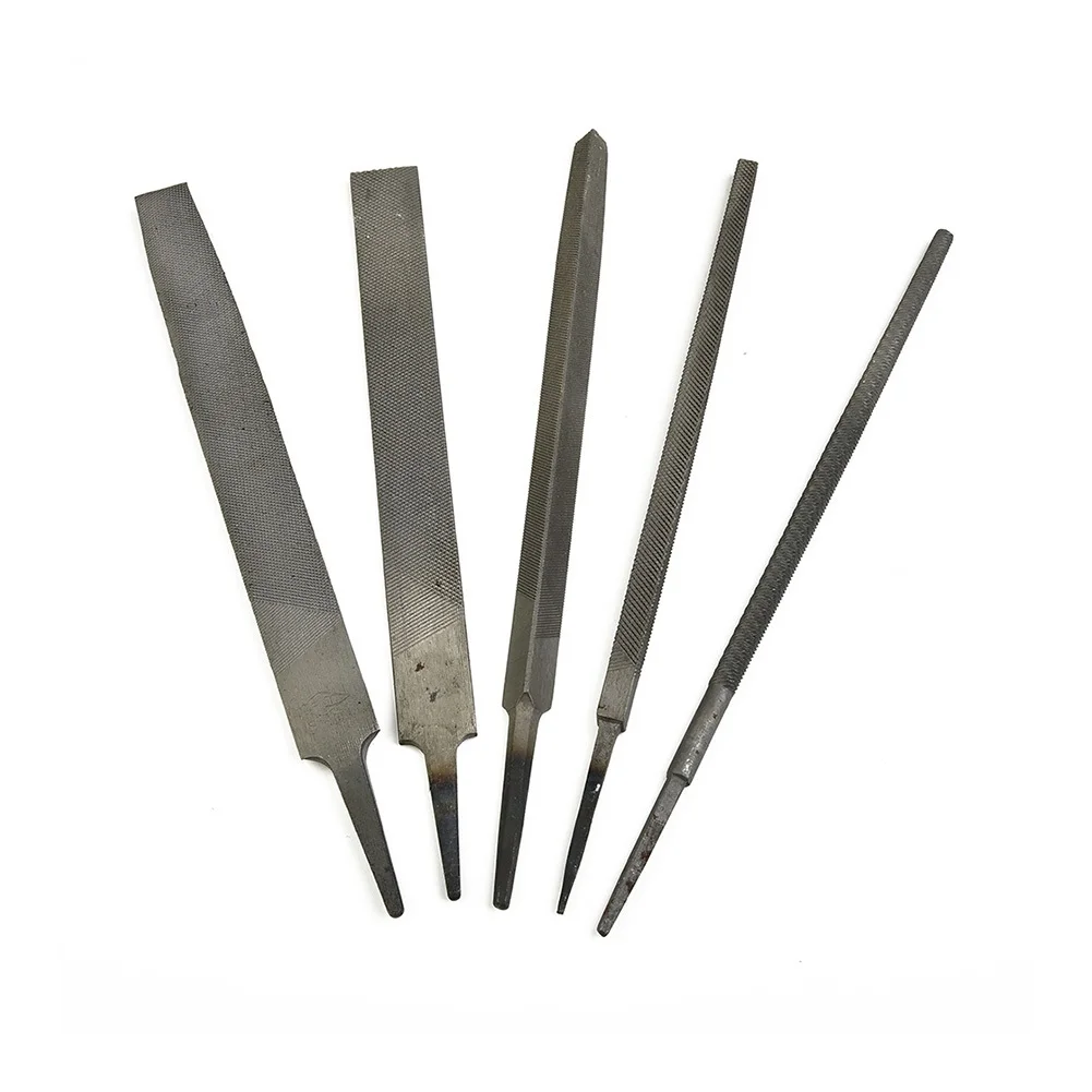 Versatile 150mm Steel Files Set Perfect for Metalworking Woodworking Rasp Flat/Round/Half Round/Triangle/Square