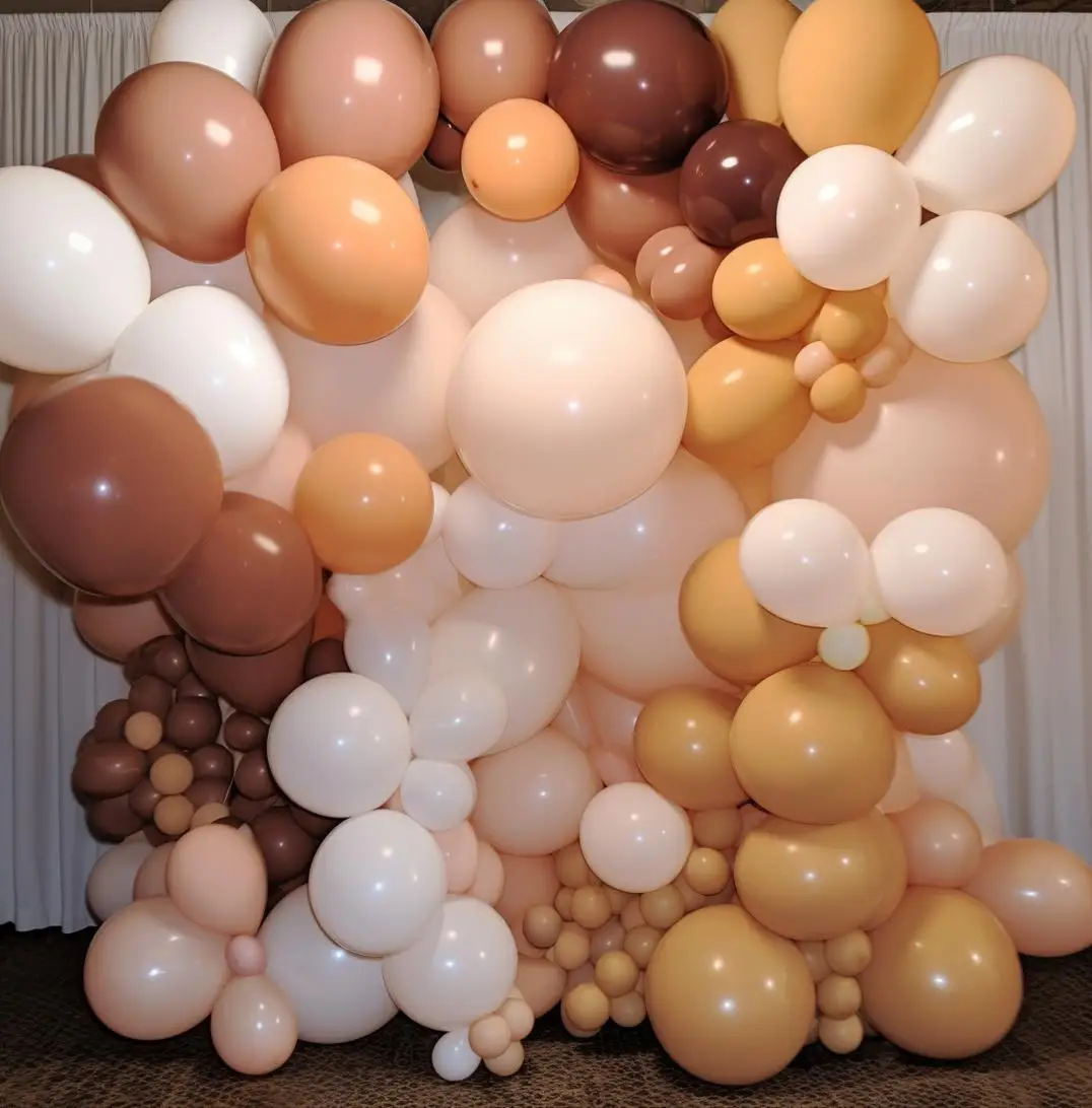 142pcs Set For Birthday Party Latex Party Balloons Ceiling Decorations Latex Balloon Hanging Swirls Masquerade Party Decorations